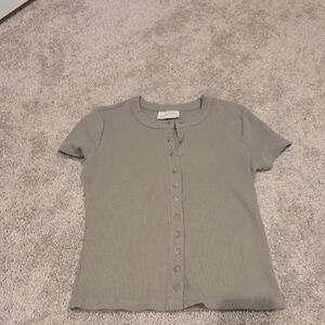 Universal Thread Olive Button-Up Shirt